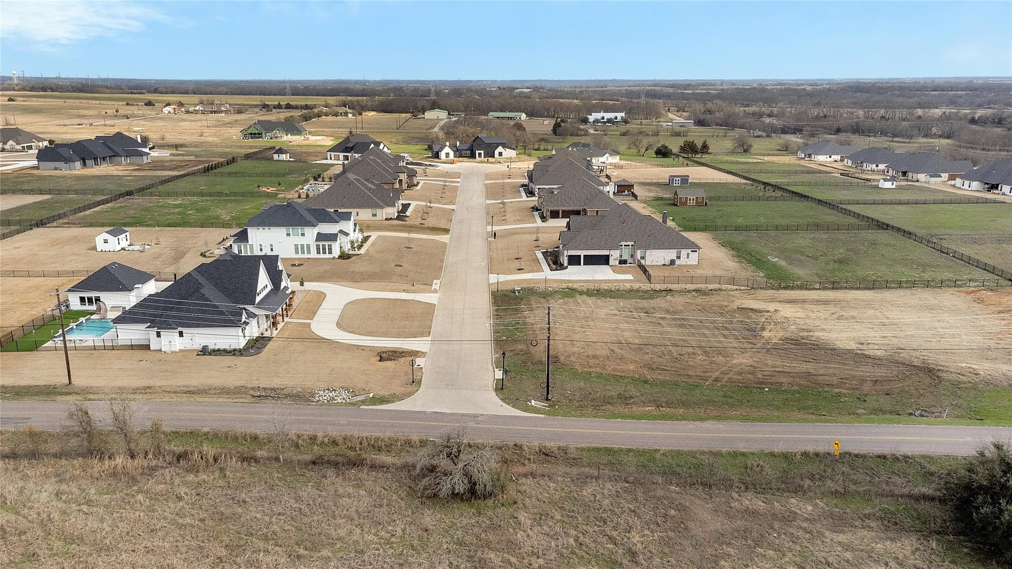Aerial street view of Garfield Ct