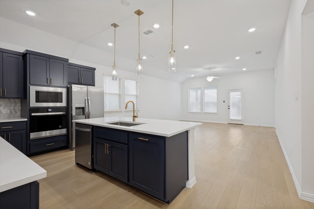 Kitchen cabinets and appliances